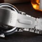 Women Quartz Watches Rosegold White Date Clock Stainless Steel Watch Fashion Women WristWatch