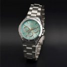 Women Luxury Watch Light Blue Fashion Stainless Steel Diamond Ladies Watch Women