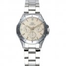 Watches Ladies Quartz Watch White Elegant Stainless Steel Wristwatches Girl Clock