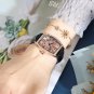 Women's Watches Stainless Steel Black Brand Luxury Oval Quartz Ladies Watch