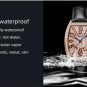 Women's Watches Stainless Steel Black Brand Luxury Oval Quartz Ladies Watch