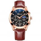 Men Watches Waterproof Brown Black Luminous Chronograph Military Clock Luxury Brand