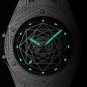Men Watch Luxury Silver Black Business Clock Mens Luminous Quartz Wrist Watch