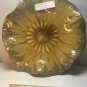 GLOBAL VIEWS Golden LILLY PAD  Platter Plate Dish Home Decor Art - 18" hanging