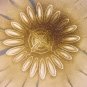 GLOBAL VIEWS Golden LILLY PAD  Platter Plate Dish Home Decor Art - 18" hanging