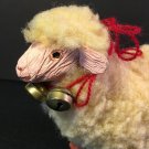 Vintage antique Sheep Putz ? Decoration nativity scene lamb kitsch stage collect
