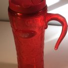 rare MM M&Ms M&M's World tumbler red ?  pink ? handle to go cup closeable lid