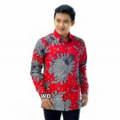 Elegant batik shirt, long sleeve