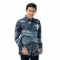 Elegant batik shirt, long sleeve