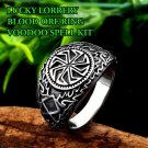 LUCKY LOTTERY MONEY VOODOO BLOOD ORE RING SPELL KIT RITUAL LOTTO MONEY HOODOO