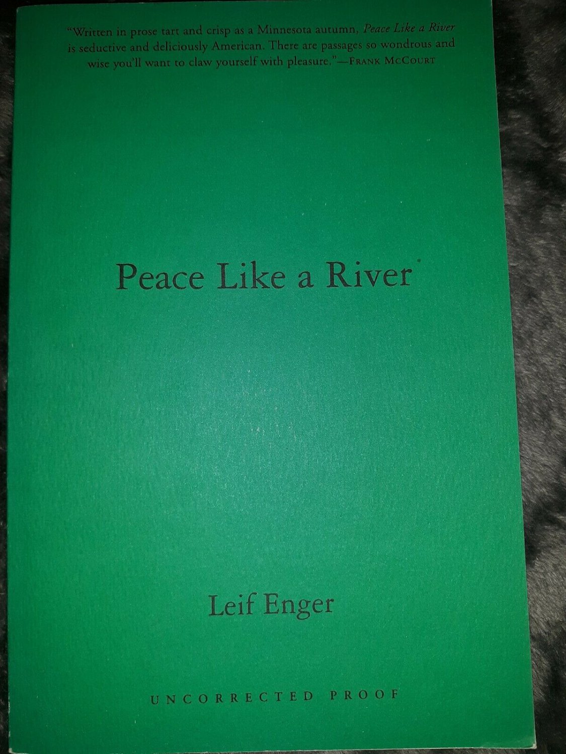 Peace Like a River by Leif Enger  hardcover