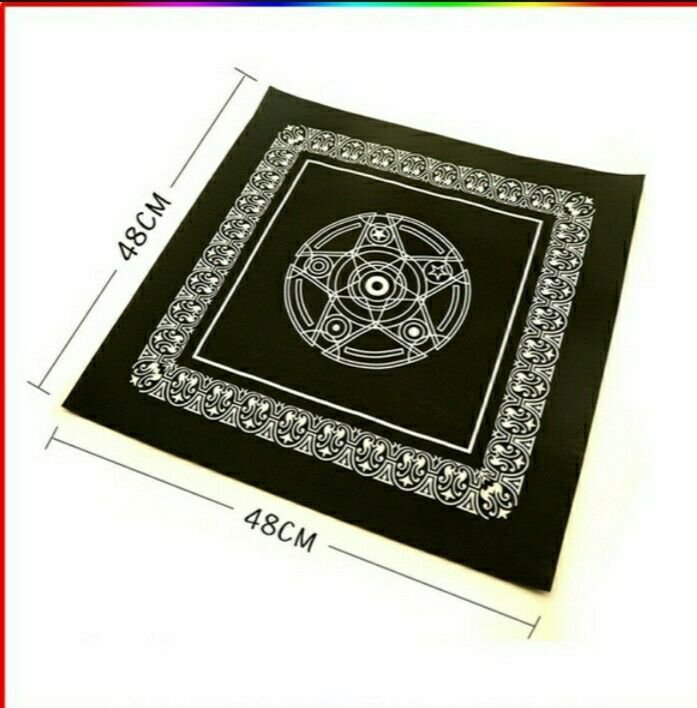 TAROT TABELCLOTH FOR TAROT READINGS BLACK TAROT TABEL CLOTH