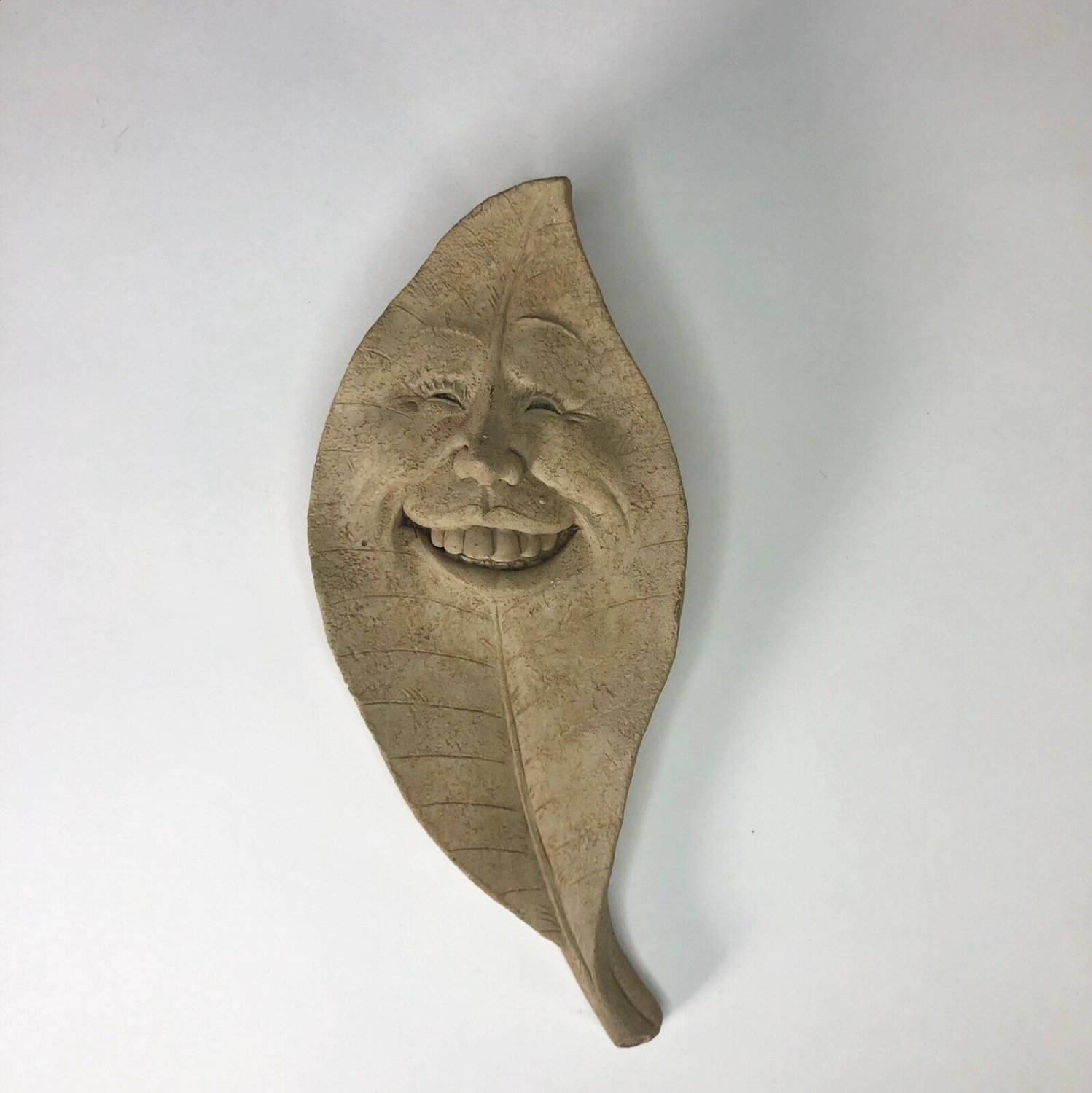 Carruth Studio Anthropomorphic Leaf Wall Plaque 9.5&acirc;�� Long
