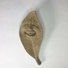 Carruth Studio Anthropomorphic Leaf Wall Plaque 9.5” Long
