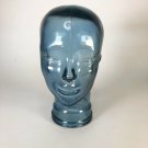 Blue Glass Display Head 11.5” x 7”