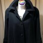Vintage Black Wool Pea Coat Size Large