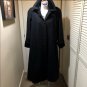 Vintage Black Wool Pea Coat Size Large