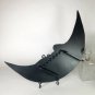 Vintage handmade wooden crescent moon stairway shelf  24&acirc;�� x 12&acirc;��