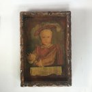 Antique Baby Royalty Wooden Tray - handmade and signed by the artist  16” x 11”