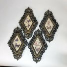 1976 Burnwood Butterfly Wall Decor