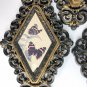1976 Burnwood Butterfly Wall Decor
