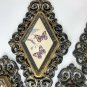 1976 Burnwood Butterfly Wall Decor