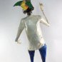 Folk Art Armature Sculpture 2' Tall | Unique Woman Papier-mâché Figure