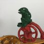 Vintage Cast Iron Professor Pug Frogs Great Bicycle Feat Mechanical Bank