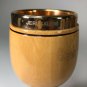 Olive Wood Spun Wood Communion Chalice 7.5â tall