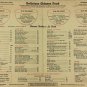 1950s Chinatown Rice Bowl Restaurant Menu Chinatown Los Angeles