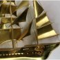 Large Vintage brass ship  20&acirc;�� x 15&acirc;��