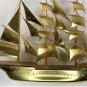 Large Vintage brass ship  20&acirc;�� x 15&acirc;��