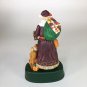Vintage Italy Santa Ceramic Statue 9â tall