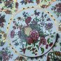 Large vintage Daher tin tray 16â in diameter