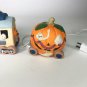 Vintage Halloween Train Ceramic Light-Up Decor