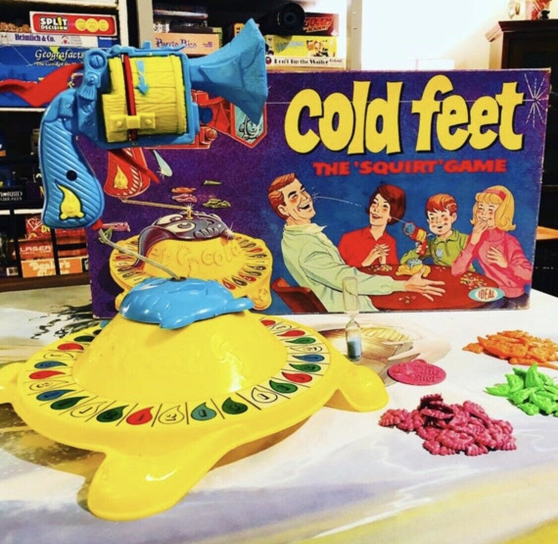 1967 Cold Feet - The Squirt Game Vintage Board Game