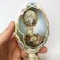 Vintage Cat Faberge Egg 5.5â Tall
