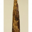 Vintage Romanian Folk Art Wood Carving 29" Long