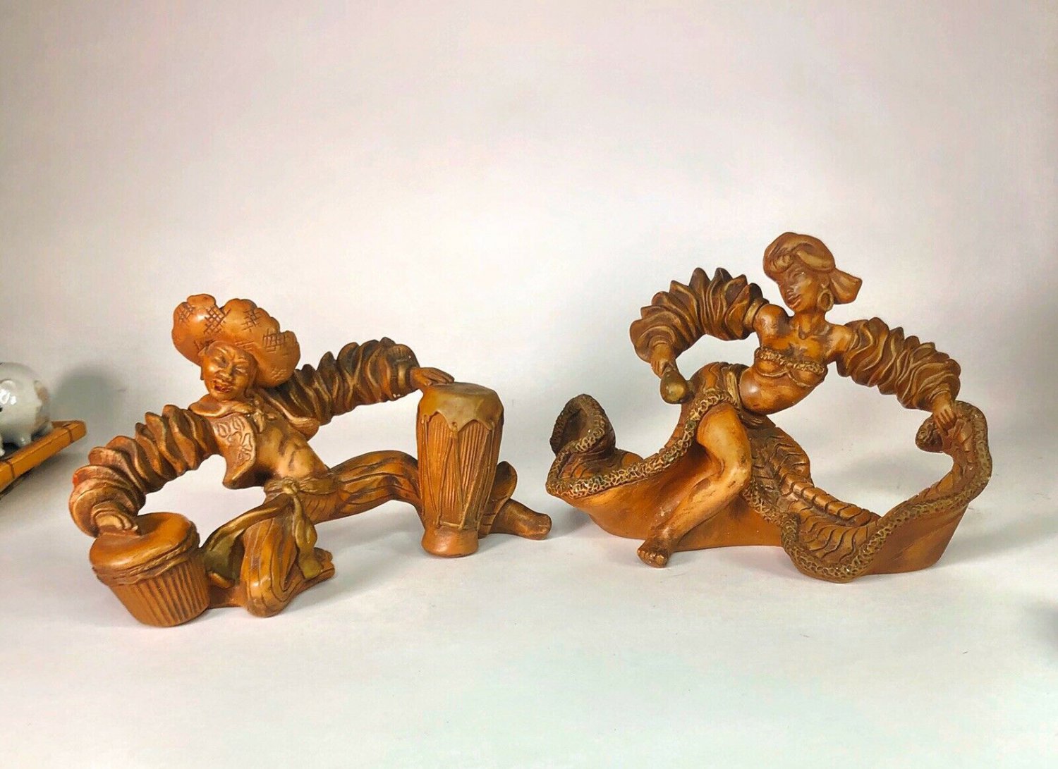 1958 Universal Statuary Chalkware Latin Dancing Figures