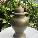 Antique Brass Urn 8” Tall