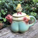 Shawnee Tom the Piper’s Son and Pig Teapot 8.5” x 7.5”
