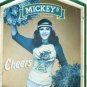 1982 Mickey&acirc;��s Malt Liquor Cheerleader Bar Sign