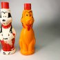 Vintage Disney Soaky Bottles - Goofy, Pluto, Donald Set Of 3