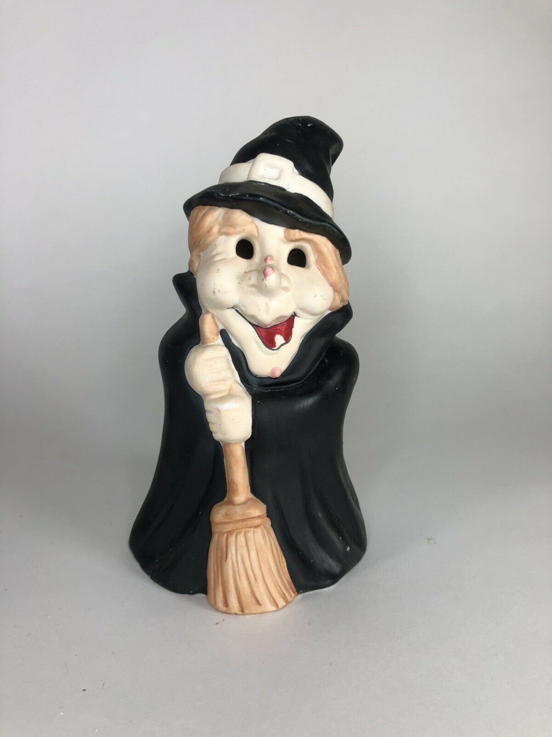 Vintage Ceramic Witch Candle Holder 8.5&acirc;�� Tall