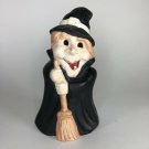 Vintage Ceramic Witch Candle Holder 8.5” Tall