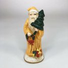 Vintage Romania Santa Ceramic Figurine 5” tall