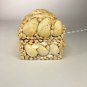 Vintage Folk Art Seashell Sea Shell Trinket Jewelry Box Treasure Chest Style Box