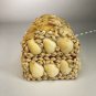 Vintage Folk Art Seashell Sea Shell Trinket Jewelry Box Treasure Chest Style Box