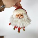Vintage Santa Head Ornament  4” x 3”