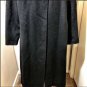 Vintage Old Hollywood Black Wool Peacoat Medium